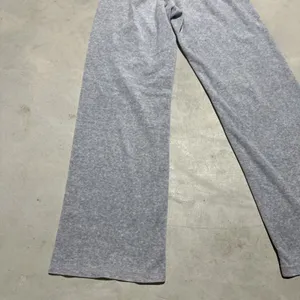 Juicy Couture Women's Gray Knit Jogger Pants Drawstring Pockets Cotton SZ M Y2K thumbnail 10