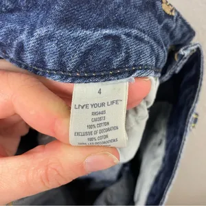 American Eagle Outfitters 100% Cotton Dark Blue Denim Jeans Size 4 thumbnail 8