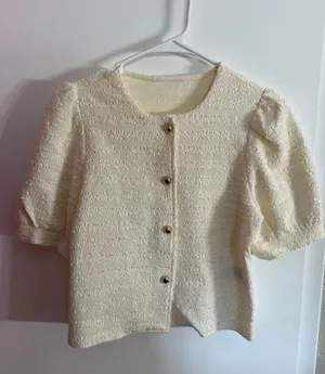 Cropped Top White Size M thumbnail 7