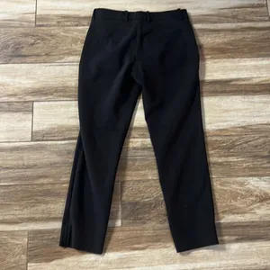 Zara black straight ankle black pants thumbnail 3