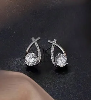 TJ Maxx Rhinestone Earrings thumbnail 3