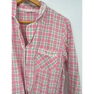 Victoria's Secret Women's Night Shirt Nightgown Drawstring‎ Waist Pink Size S thumbnail 2
