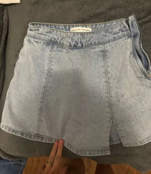 English Factory mini jean skort thumbnail 1