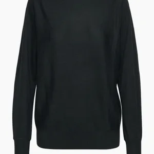 Aritzia the group by babaton turndown sweater Black cashmere silk boatneck s thumbnail 2