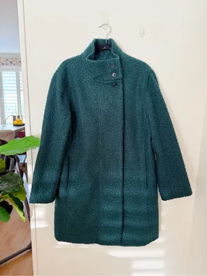 Loft Funnel Neck Coat Sz L thumbnail 2