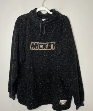 RARE Walt Disney World Vintage Mickey Cowl Neck Sweatshirt Size XL thumbnail 1