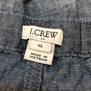 J.Crew Factory Blue Chambray Drawstring Shorts  thumbnail 5
