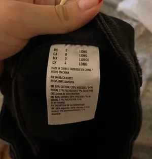 Black Denim Skirt thumbnail 3