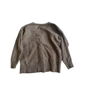 Madewell Womens Brown Merino Wool Blend V-Neck Button Front Cardigan Sweater M thumbnail 2