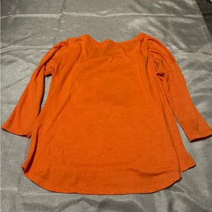 NFL Orange Long Sleeve Tee Chicago Bears thumbnail 3