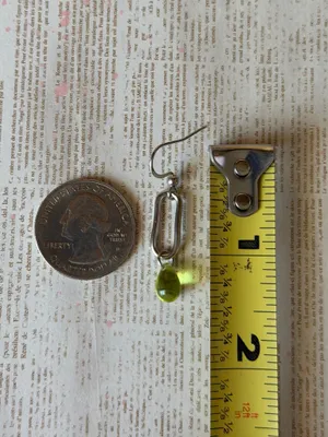 Handmade stainless steel chic fairy boho vintage style dangle earrings💚 thumbnail 6