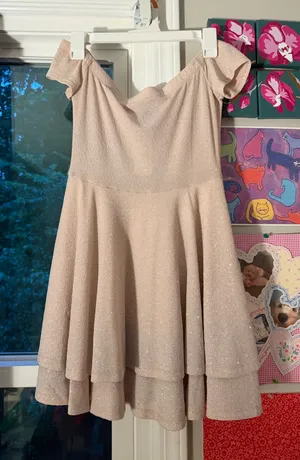 Windsor Blush Off-The-Shoulder Mini dress thumbnail 1