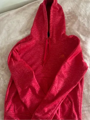 adidas Pink-Red Jacket with Orange Trim thumbnail 1