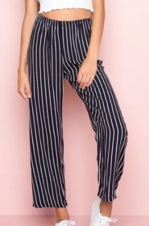 Brandy Melville Frankie Navy Pants thumbnail 1