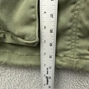 GAP Parka Utility Long Jacket Olive Green Full Zip Military Gorpcore Women's M‎ thumbnail 8