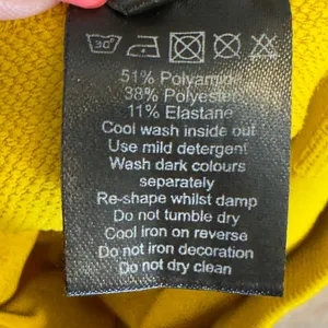 1674 | Alphalete Amplify Seamless Scrunch‎ Workout Leggings Yellow Womens M thumbnail 8