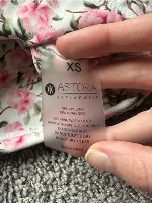 Astoria Activewear Floral Pink and White Two-Piece Skirt Set thumbnail 6