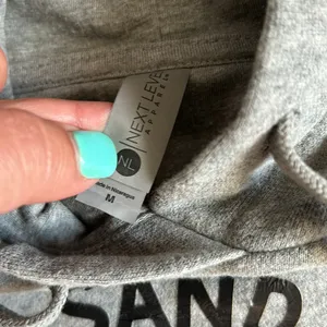 Shell beach cropped hoodie Gray Size M thumbnail 3