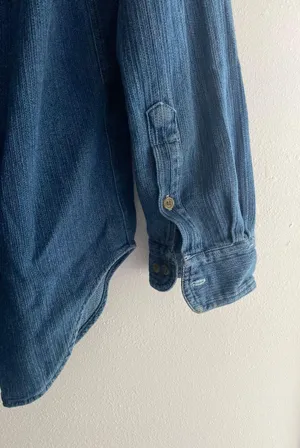 Denim Shacket Blue thumbnail 5