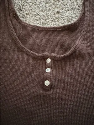 Brown Brandy Melville Tank Top thumbnail 2