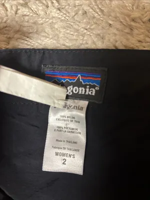 Patagonia Black Mini Skirt with White Trim thumbnail 3