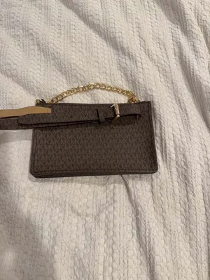 Michael Kors Signature Logo Belt Bag with Chain Detail thumbnail 4