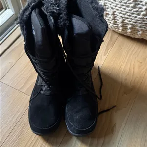 Western Chief Black Faux Fur Winter Boots thumbnail 2