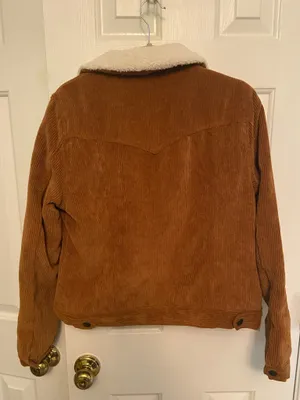 Ashley by 26 International Brown corduroy jacket thumbnail 2