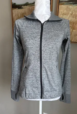 Champion Grey Athletic Jacket Womens XS thumbnail 1