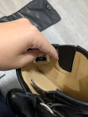 Frye Black Leather Boots Size 6 thumbnail 7