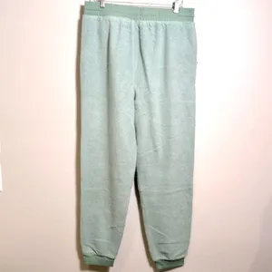 Feat BlanketBlend Fleece Jogger Pants Women XL Seafoam Green Loungewear Cozycore thumbnail 5
