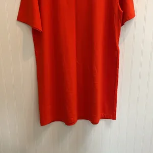 A NEW DAY Relaxed Short Sleeve Crew Neck Mini T-Shirt Dress in Orange Size M NWT thumbnail 9