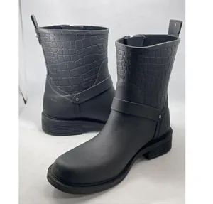 Sam Edelman Keigan Boots Croc Embossed Size 7M Waterproof thumbnail 6