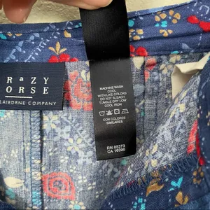 Vintage Liz Claiborne Crazy Horse Midi Skirt thumbnail 7