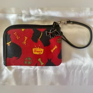 RARE Dooney & Bourke Limited Edition Scottie Dog Zip Around Wallet thumbnail 3