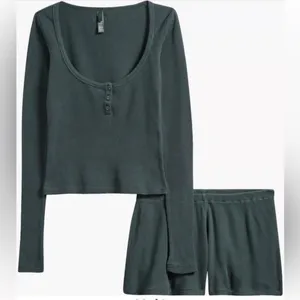 Skims waffle knit sleep set thumbnail 4