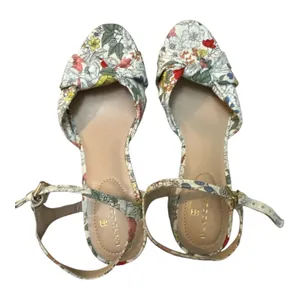 Bandolino Floral Open Toe Ankle Strap Sandal- Multicolor Size 7.5 thumbnail 1
