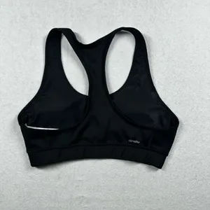 Adidas Climalite Sports Bra Black Medium Racerback Medium Support thumbnail 2