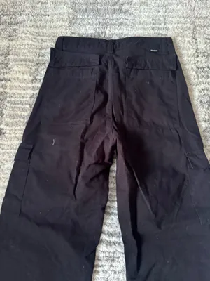 Bershka Cargo Pants Black thumbnail 6