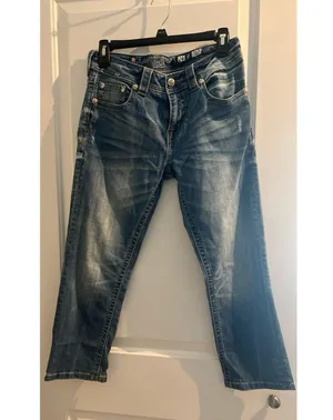 Miss me boyfriend capris size 26 waist thumbnail 1