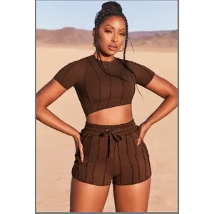 Oh Polly Exposed-Seam Shorts Size 4 NWT‎ Gray Boutique Lounge Mini Shorts thumbnail 2
