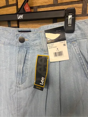 Lee denim mini skirt size 8 thumbnail 3