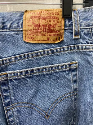 Levis 505 Straight Leg Jeans thumbnail 5