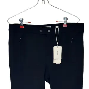 Vince Womens Pants Ponte Knit Skinny Stitch Front ‎ Faux Zip Pockets Black 8 NWT thumbnail 2
