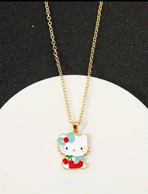 Hello Kitty Adorable Pendant “18 inch Necklace thumbnail 1