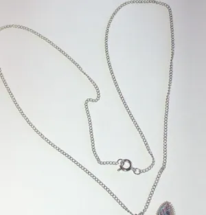 Colorful Boho Butterfly & Faux Pearl Silver Tone Pendant Necklace thumbnail 5