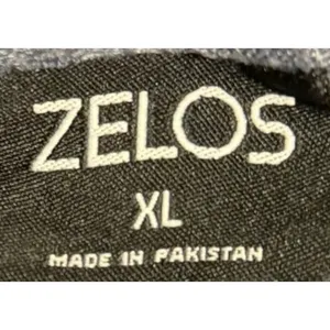 Zelos Men's Heathered Navy Blue Crewneck Long Sleeve Sweatshirt Size XL thumbnail 3