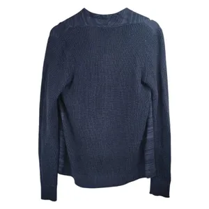 INC International Concepts Asymmetrical Zip Front‎ Blue Sweater thumbnail 5