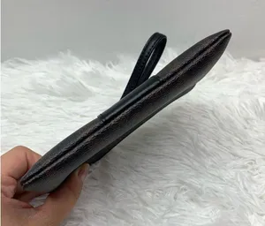 COACH Brown Coated Canvas Signature Wristlet thumbnail 3