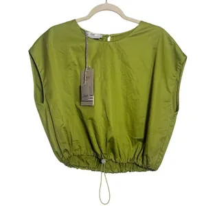 NWT Devotion Twins Ianthi Top in Dark Lime Sz. S thumbnail 2